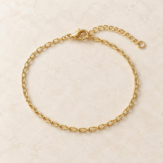 Bracelet Chaîne Solaire — Fil de Lumière