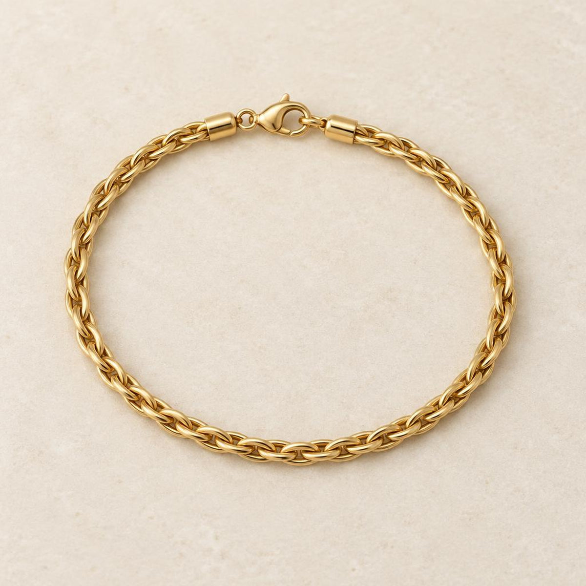 Bracelet Tressé Double Rang — Étreinte Souple