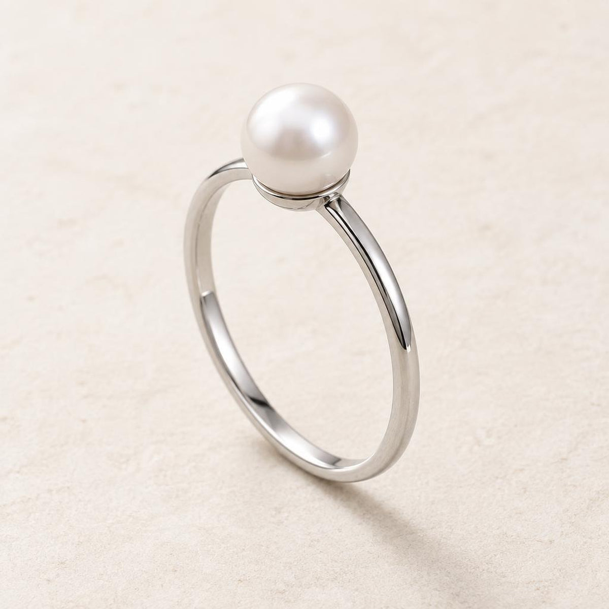 Bague Fine Empilable Minimal — Ligne Nue