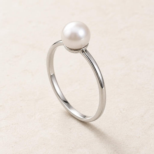Bague Fine Empilable Minimal — Ligne Nue