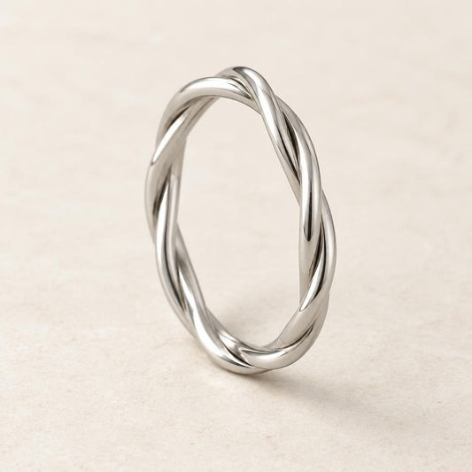 Bague Ondine — Torsade Fluide